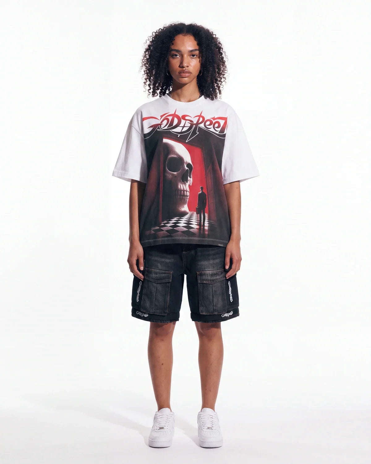 Godspeed Fate's Doorstep Tee Snow