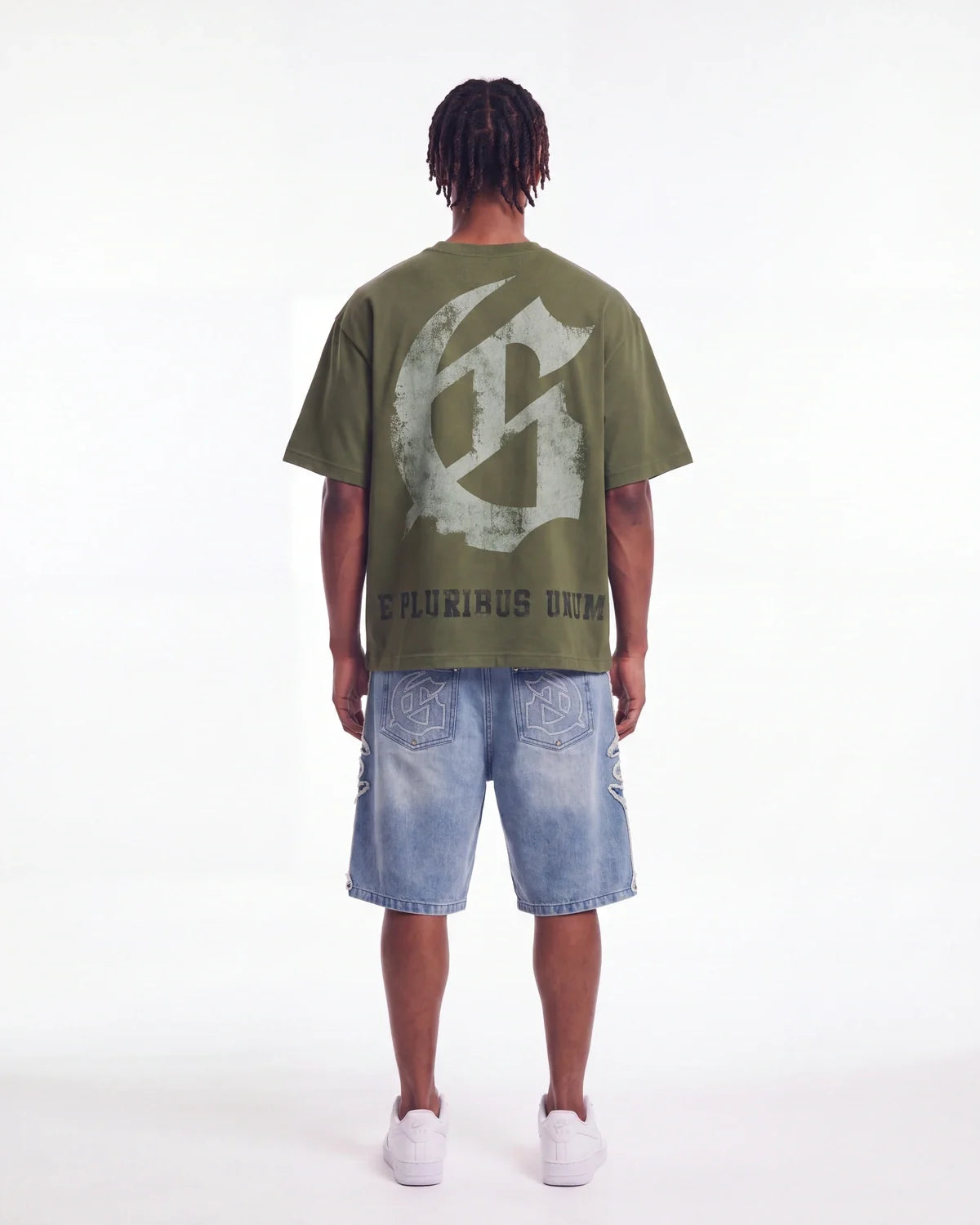Godspeed Collegiate Tee Olive Wash