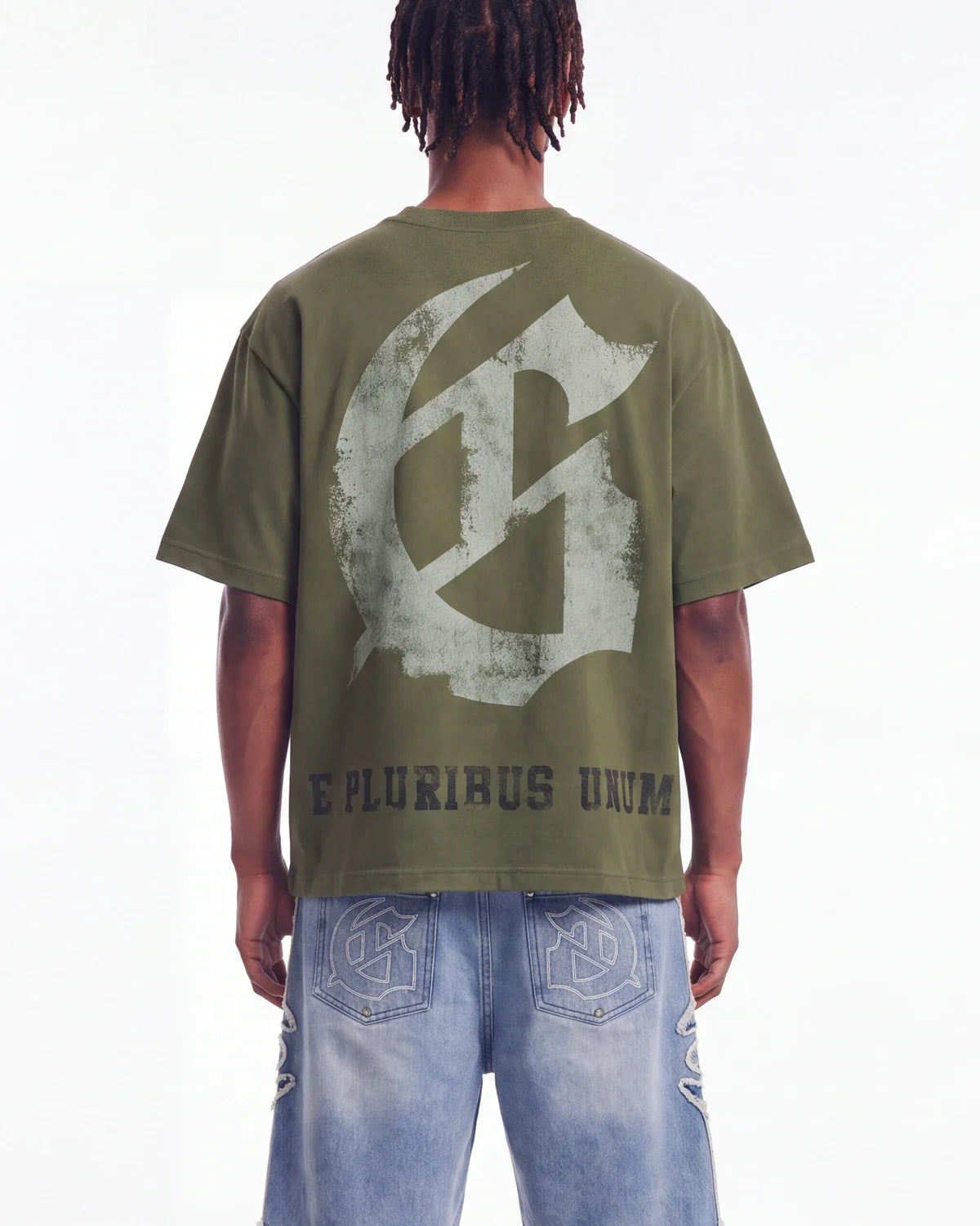 Godspeed Collegiate Tee Olive Wash