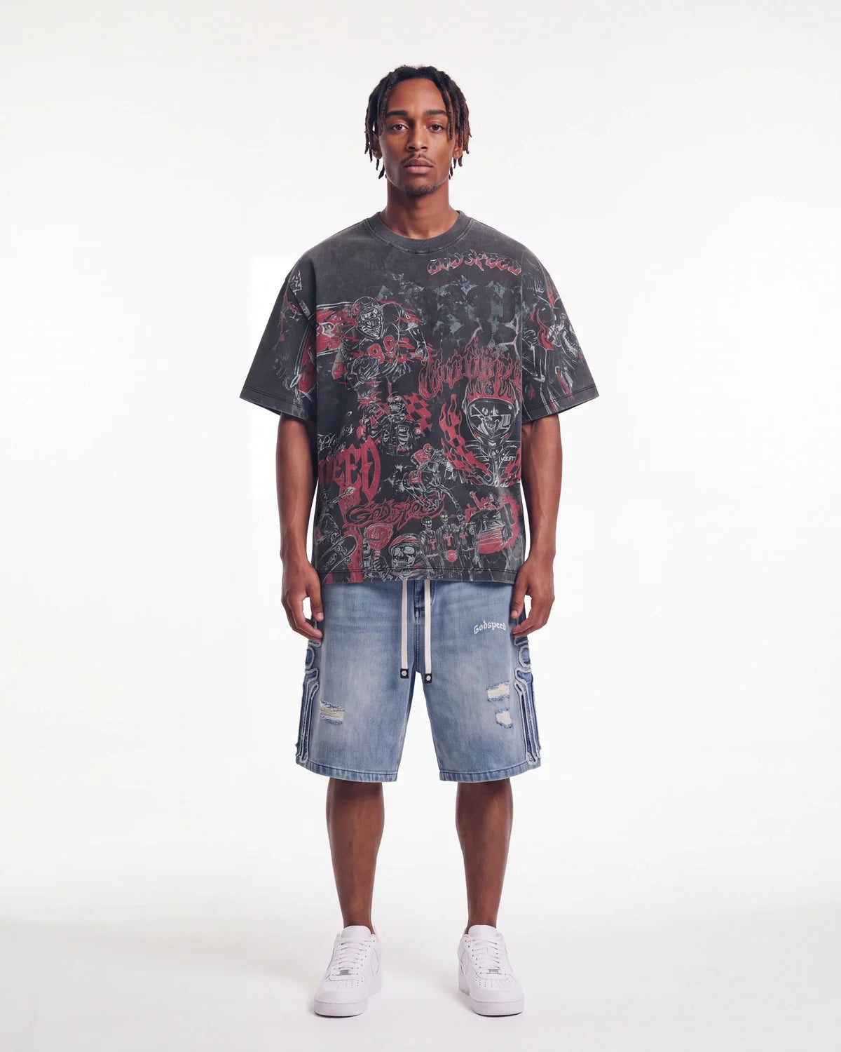 Godspeed Sketch Archive Tee Grey Wash
