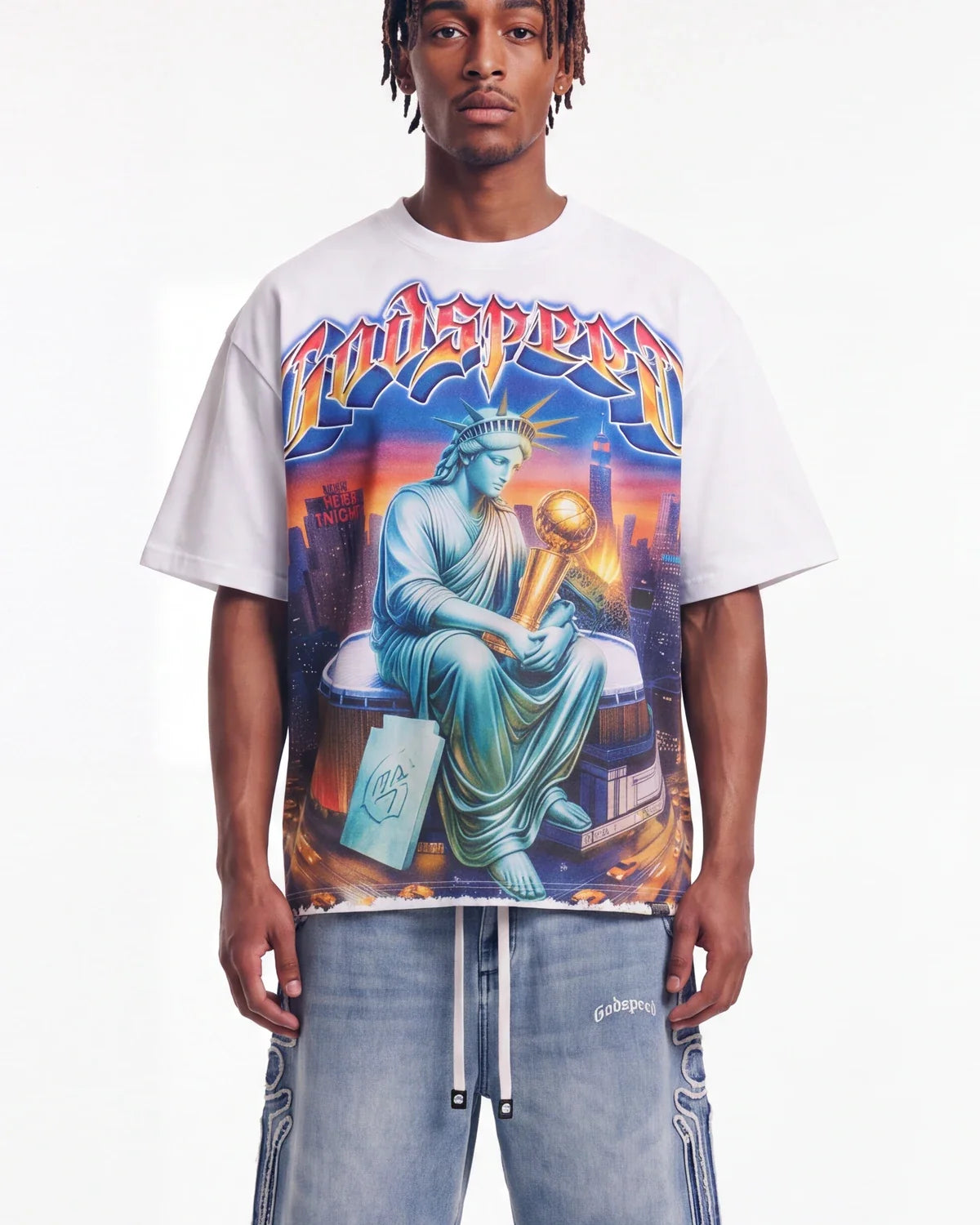Godspeed Finally Tee White