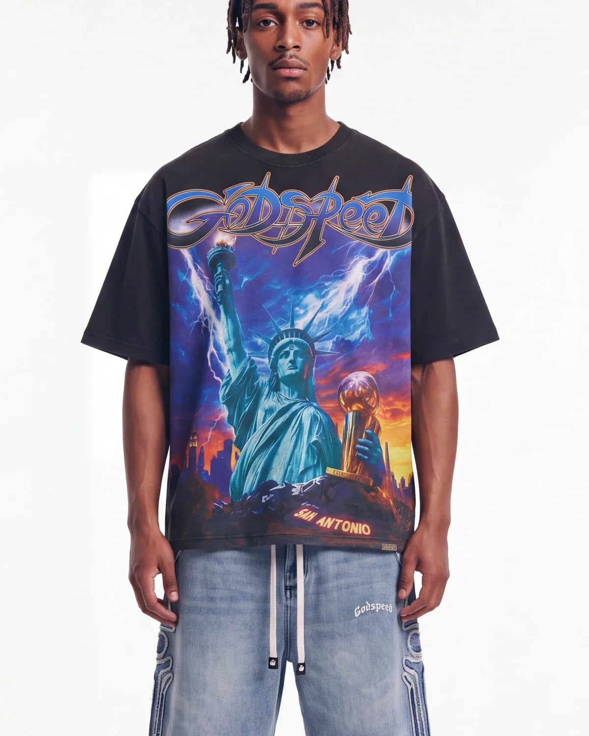 Godspeed Liberty Reigns Tee Black