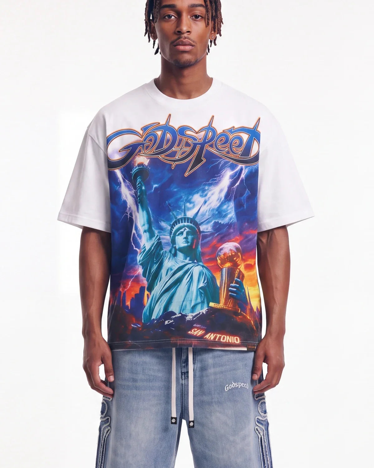 Godspeed Liberty Reigns Tee White
