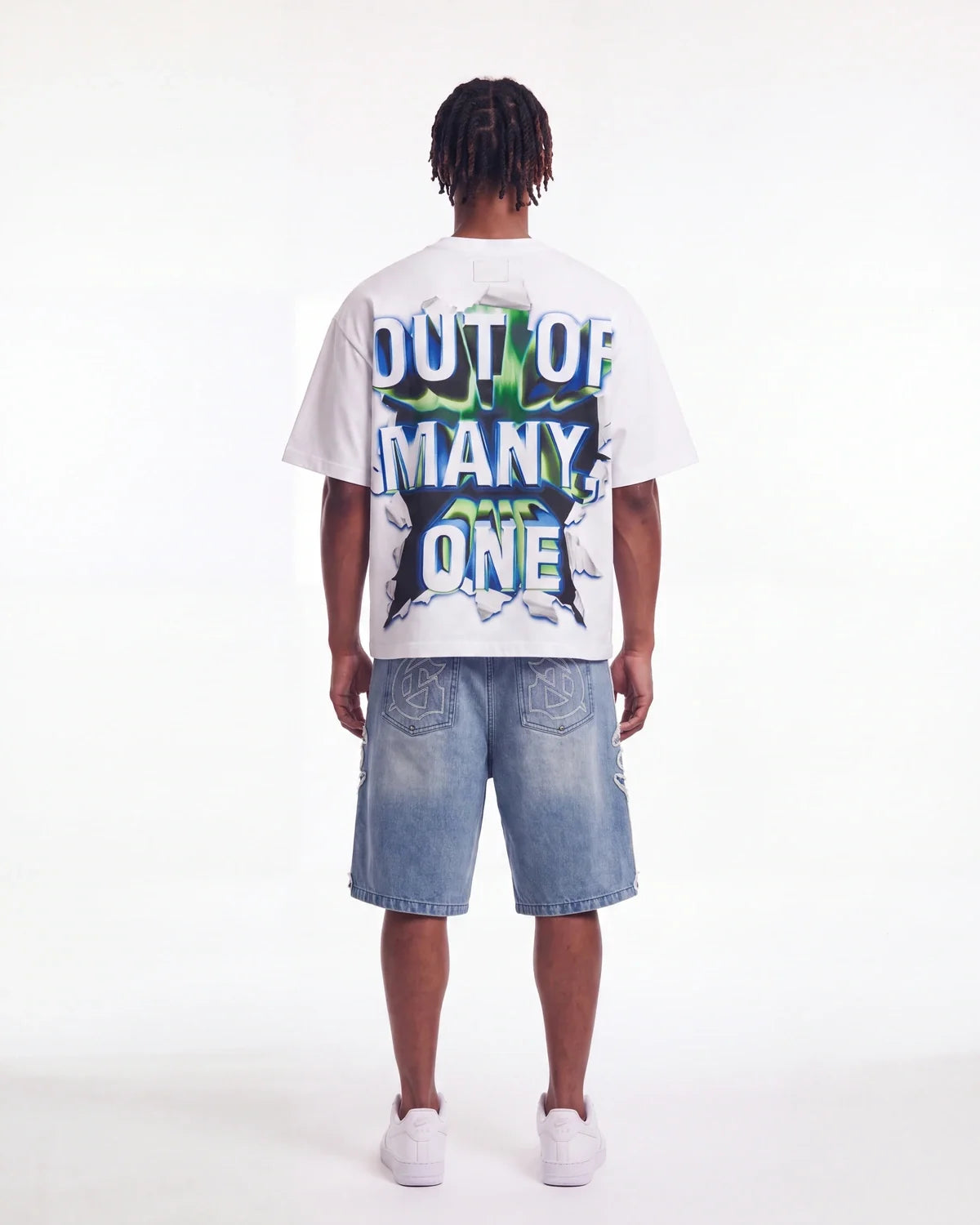 Godspeed Neighborhood Watch Tee White