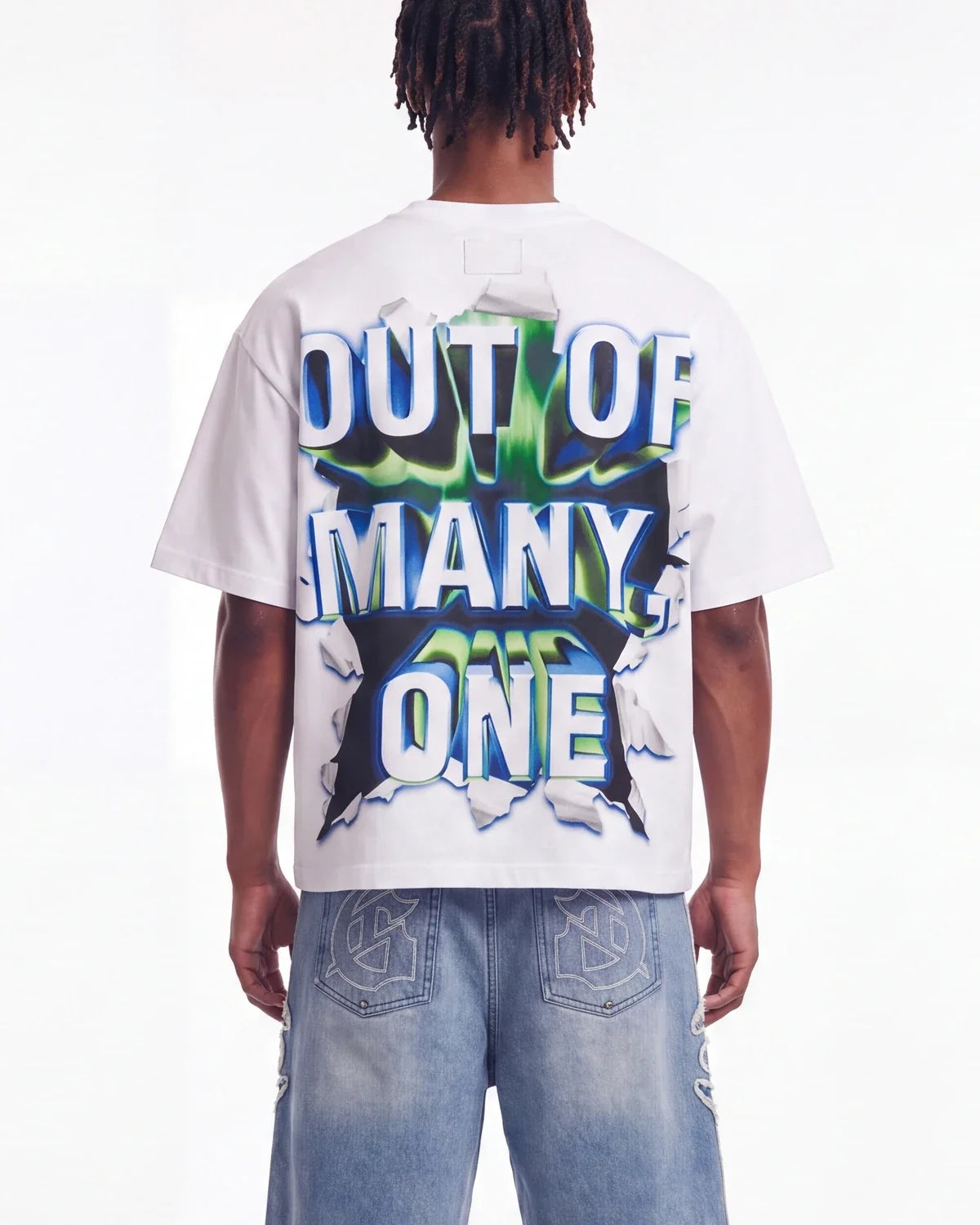 Godspeed Neighborhood Watch Tee White