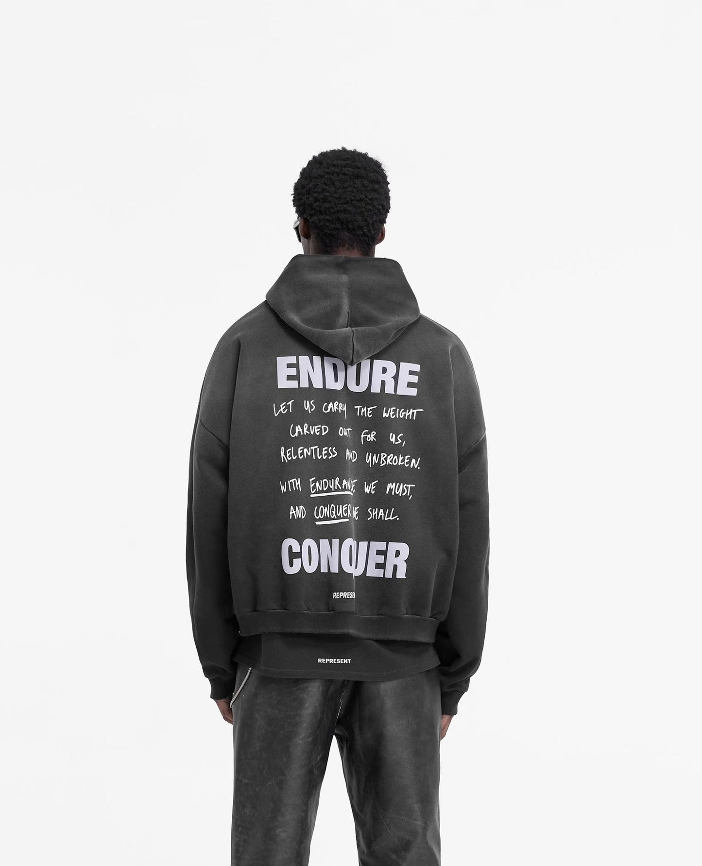 REPRESENT Graphic-Printed Hoodie