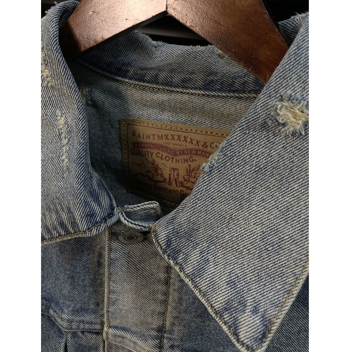 SAINT MICHAEL Flap Pockets Denim Jacket