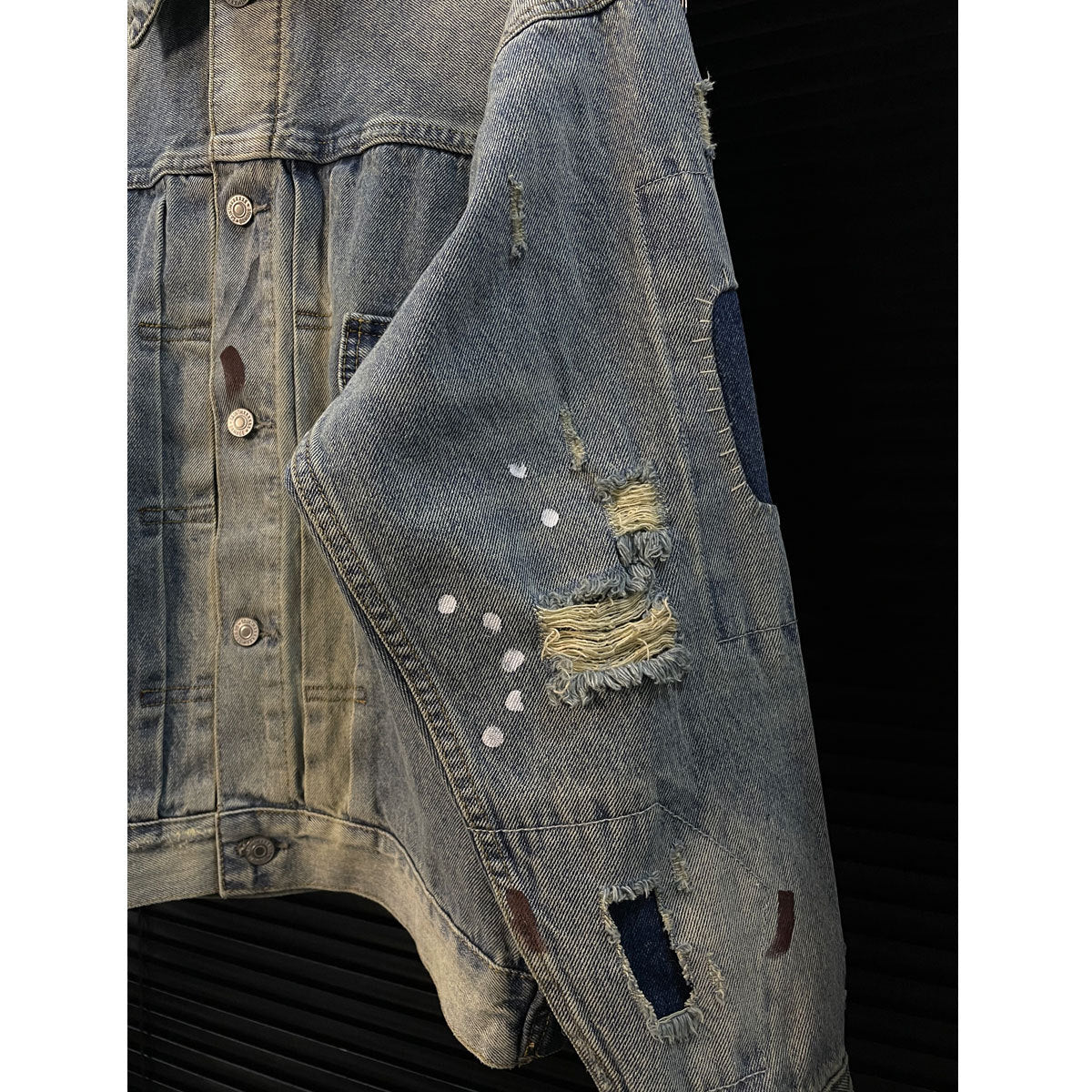 SAINT MICHAEL Flap Pockets Denim Jacket