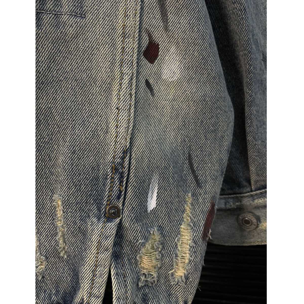 SAINT MICHAEL Flap Pockets Denim Jacket