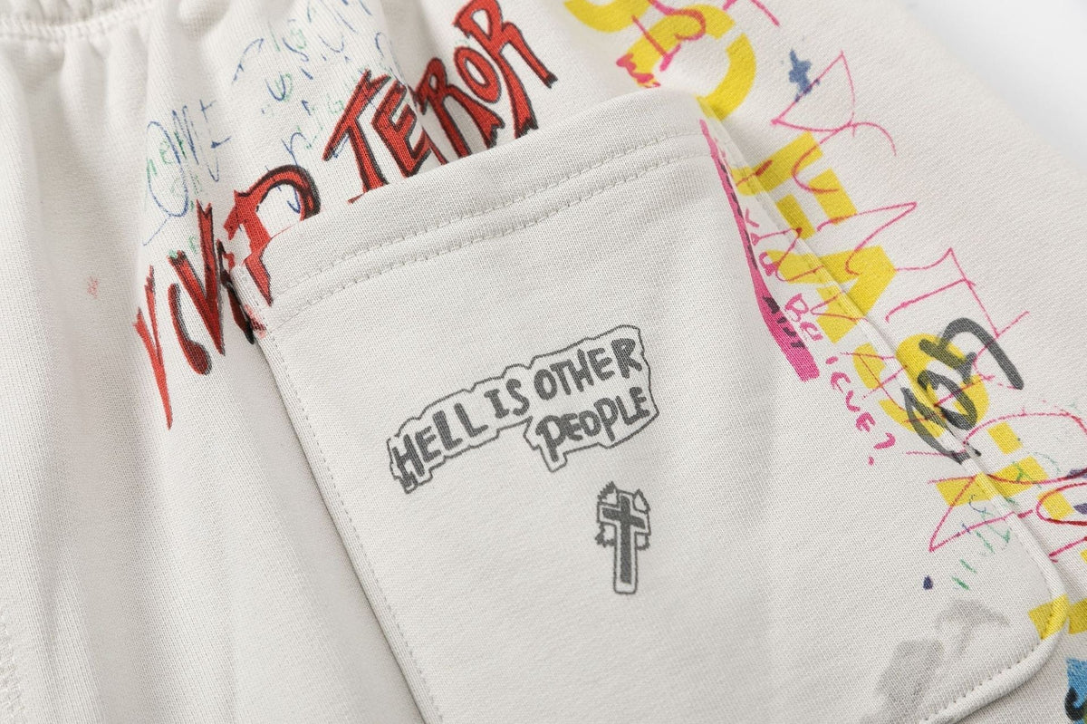 SAINT MICHAEL X Takashi Murakami Graff Sweatshort