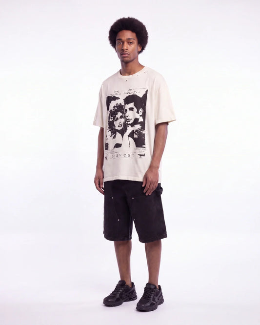 Bravest Studios Greaser Vintage Tee Dirty White