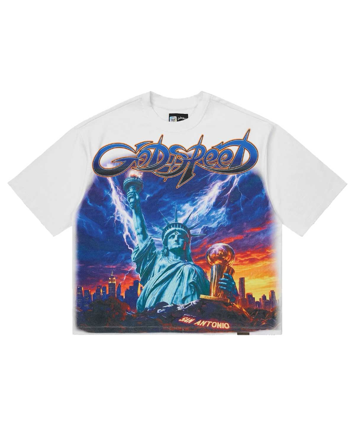 Godspeed Liberty Reigns Tee White