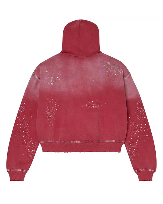 Vale Forever Classico Zip Up Hoodie Ruby Red