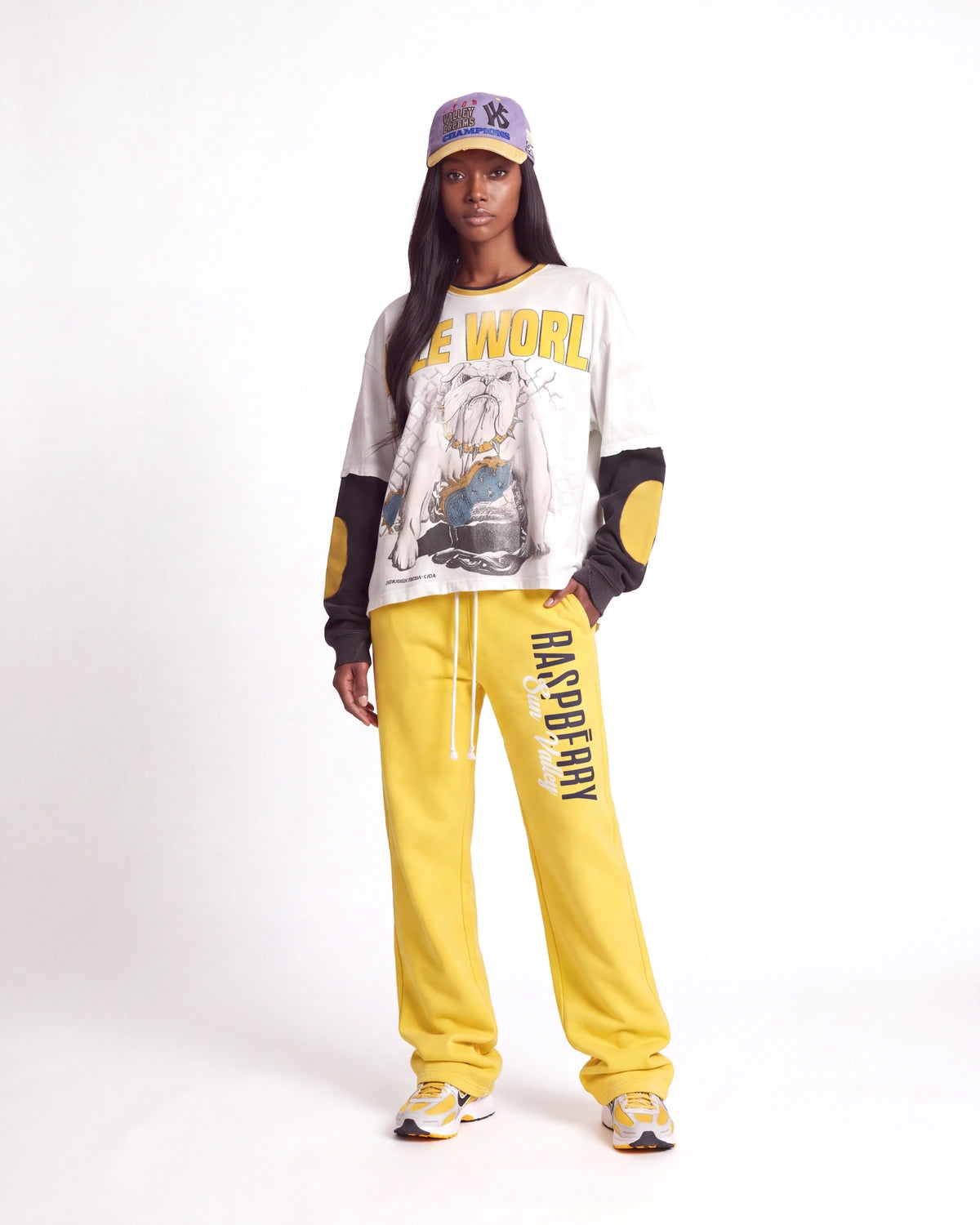 Vale Forever Dog Yard Layered L/S Tee White