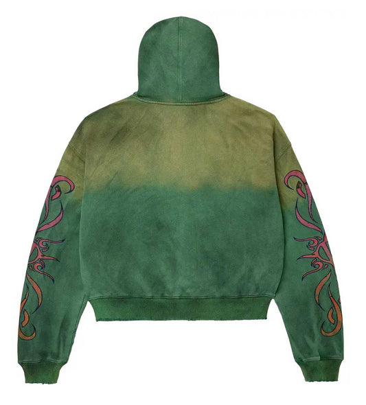 Vale Forever Inferno Zip Up Hoodie Green