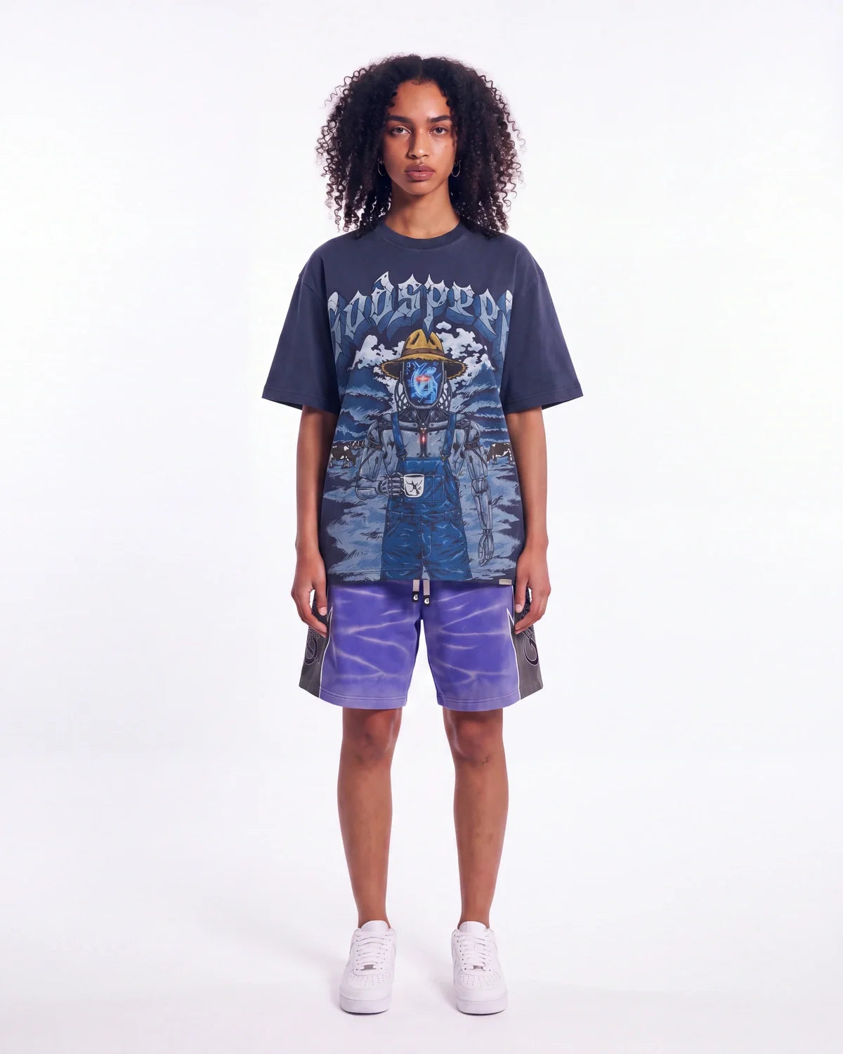 Godspeed Aura Farm II NG Tee Navy