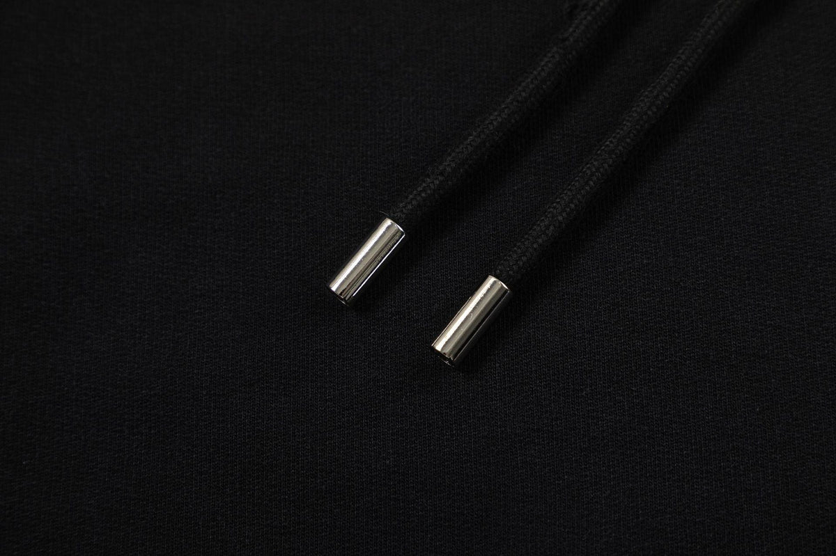 Off White Logo Drawstring Hoodie
