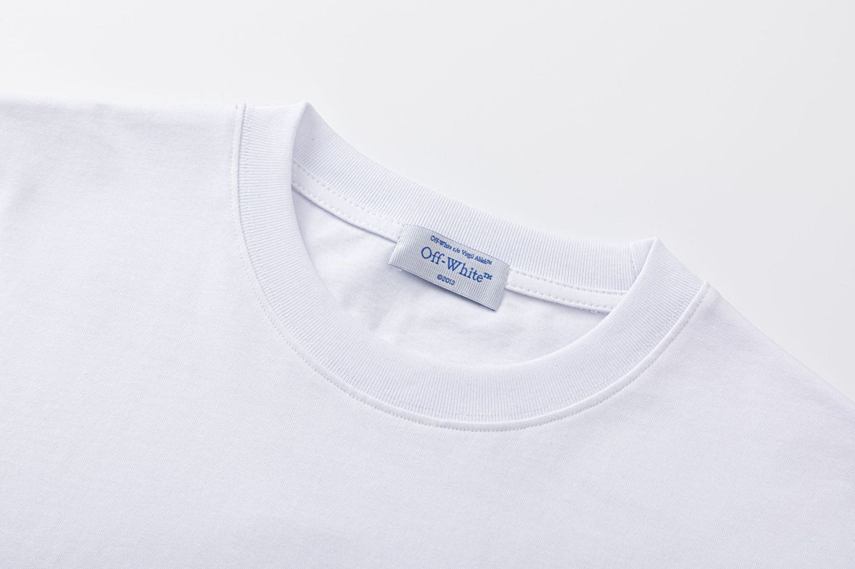 OFF WHITE 3D Letter Pattern T-Shirts