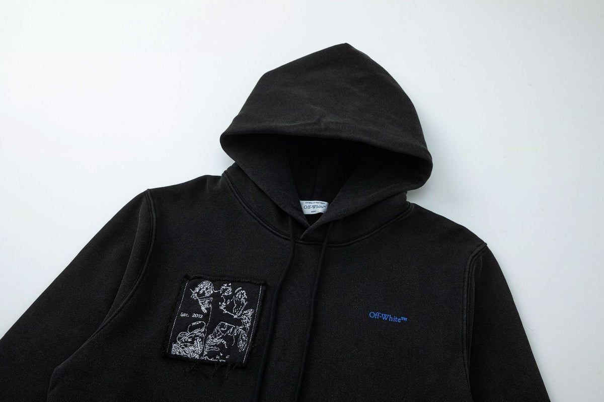 Off-White Graphic-Print Hoodie