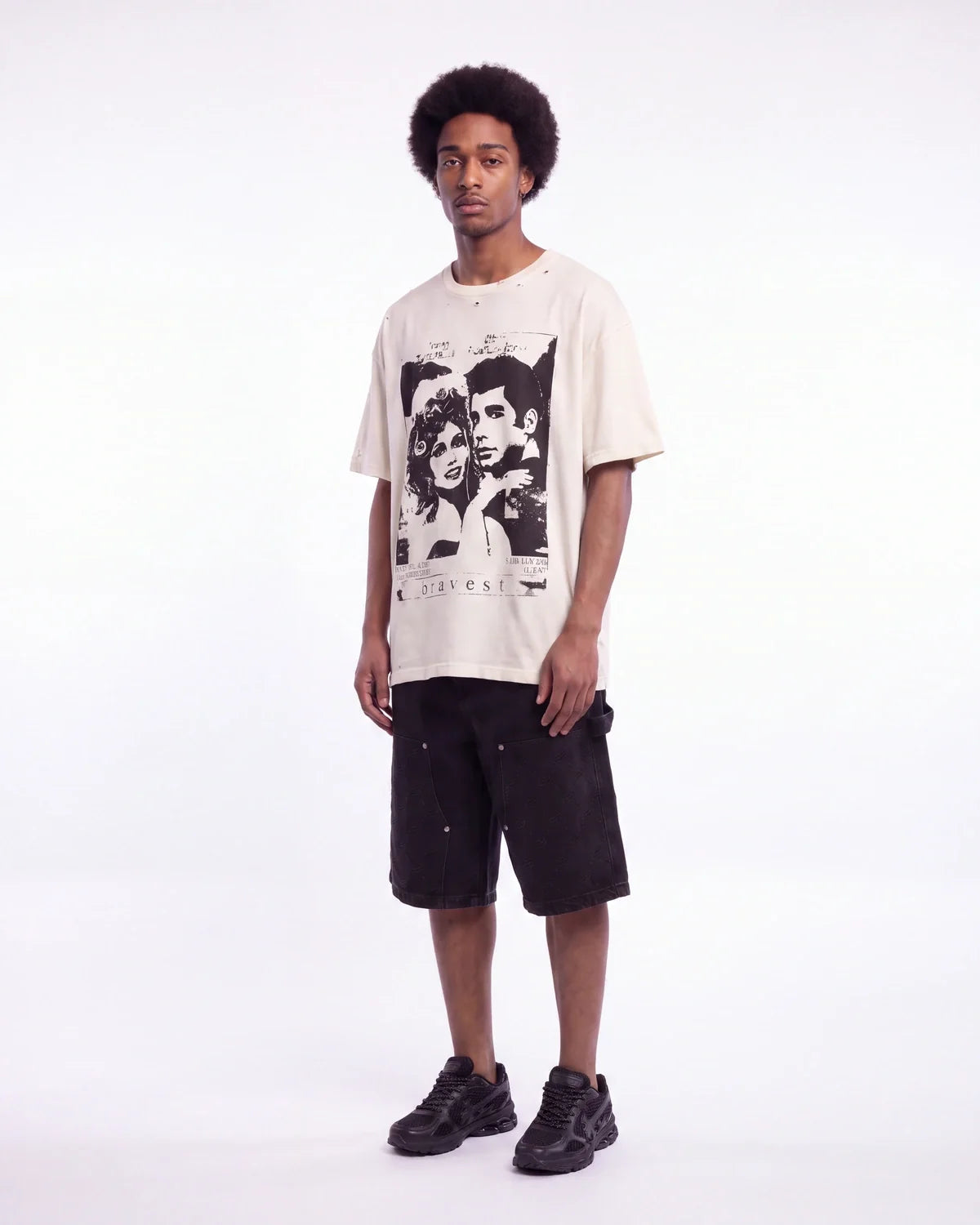 Bravest Studios Greaser Vintage Tee Dirty White