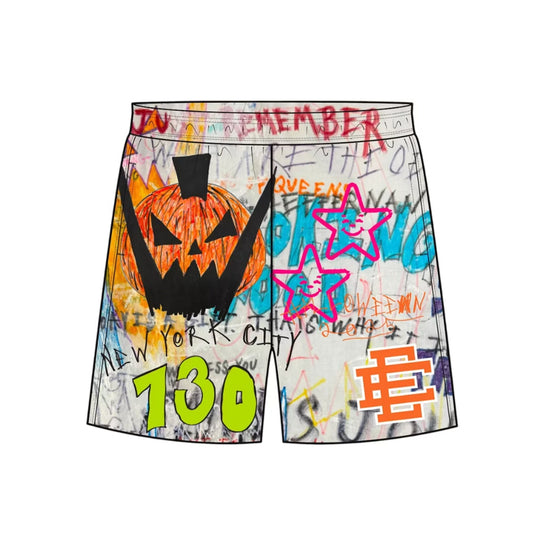Eric Emanuel EE Asspizza Halloween Short Multicolor
