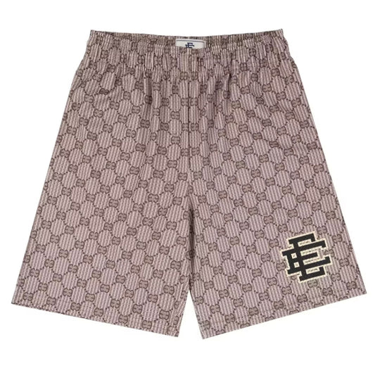Eric Emanuel EE Baggy Short Beige EE Print/Black