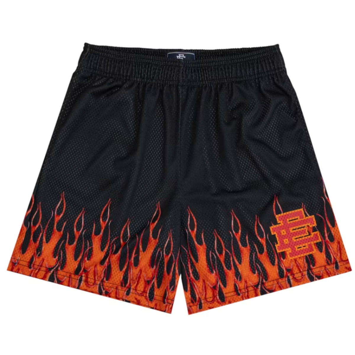 Eric Emanuel EE Basic/Core Burning Flames Short Black/Red