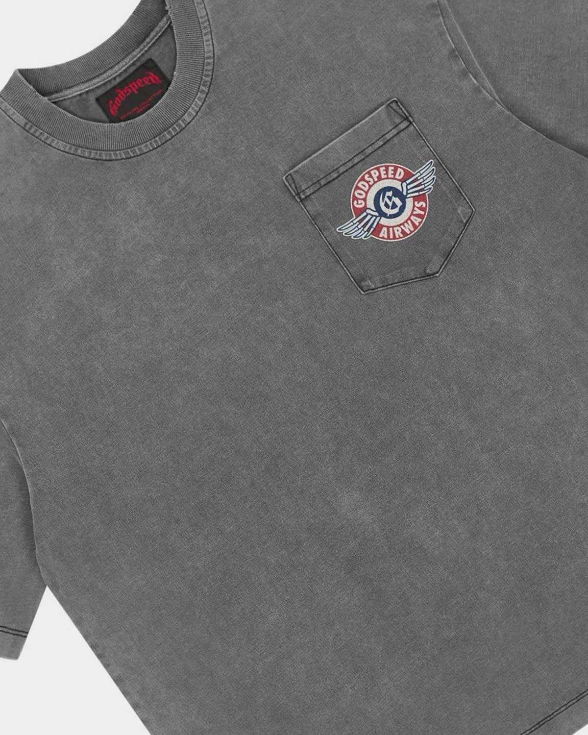 Godspeed GS Air NYC Pocket Tee Grey