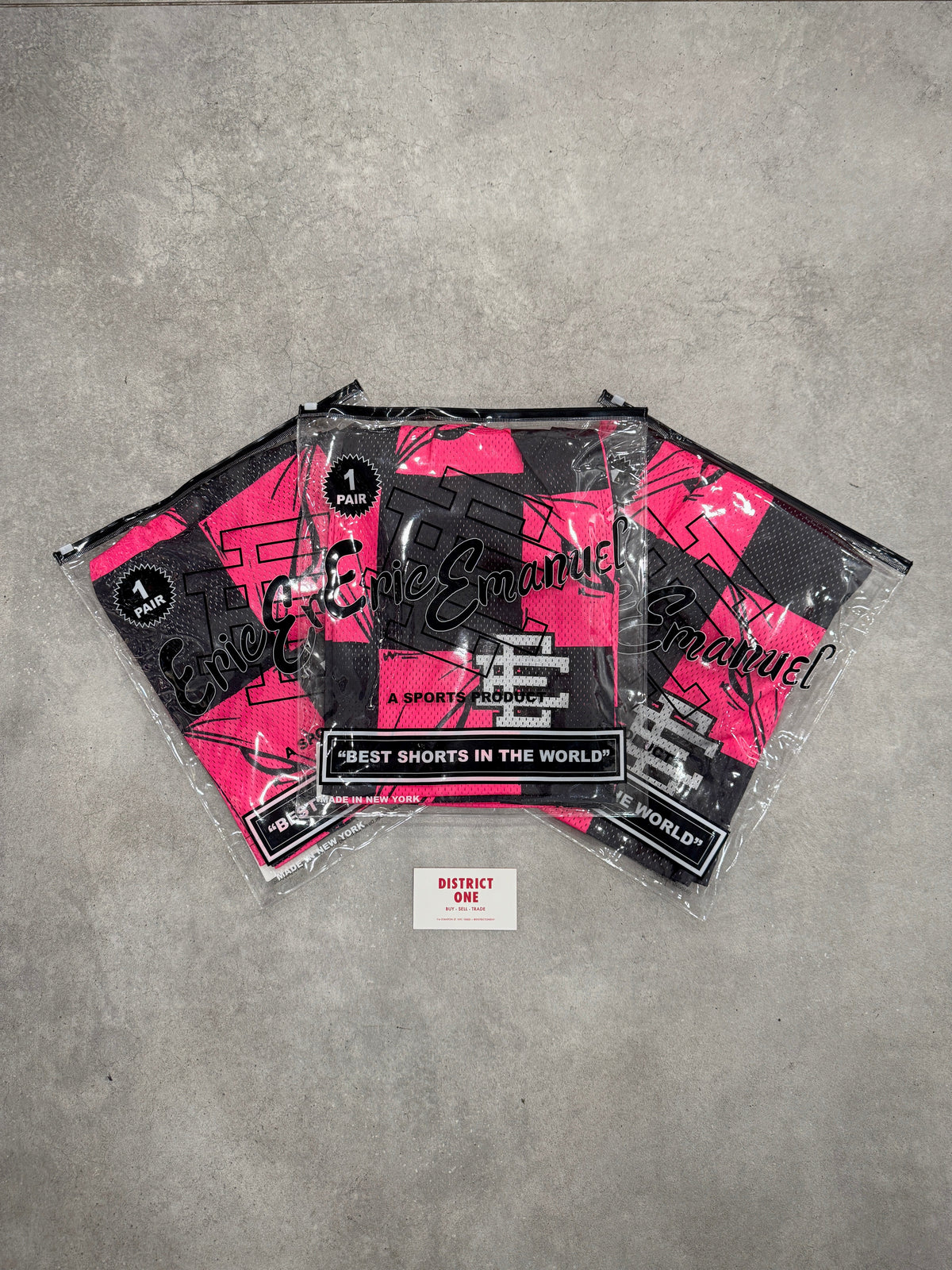 Eric Emanuel x Matty Boy EE Short Pink Silver (Friends & Family)