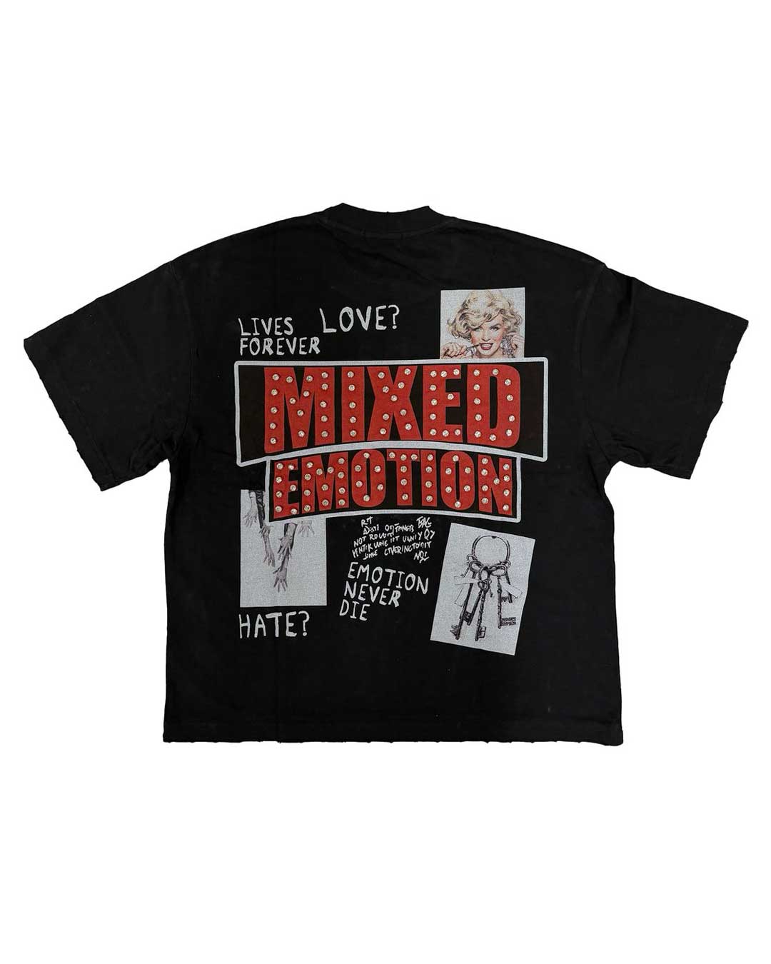 Mixed Emotions Lost Identity Tee Black