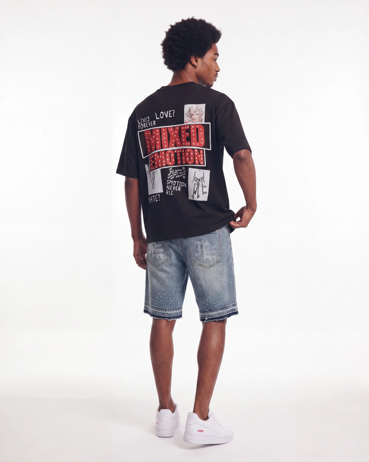 Mixed Emotions Lost Identity Tee Black
