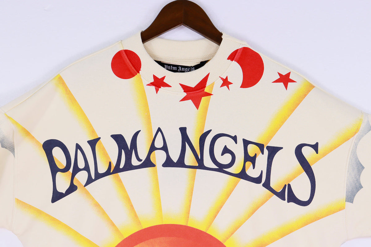Palm Angels Sunrise PiercesTHE Clouds Sweatshirts