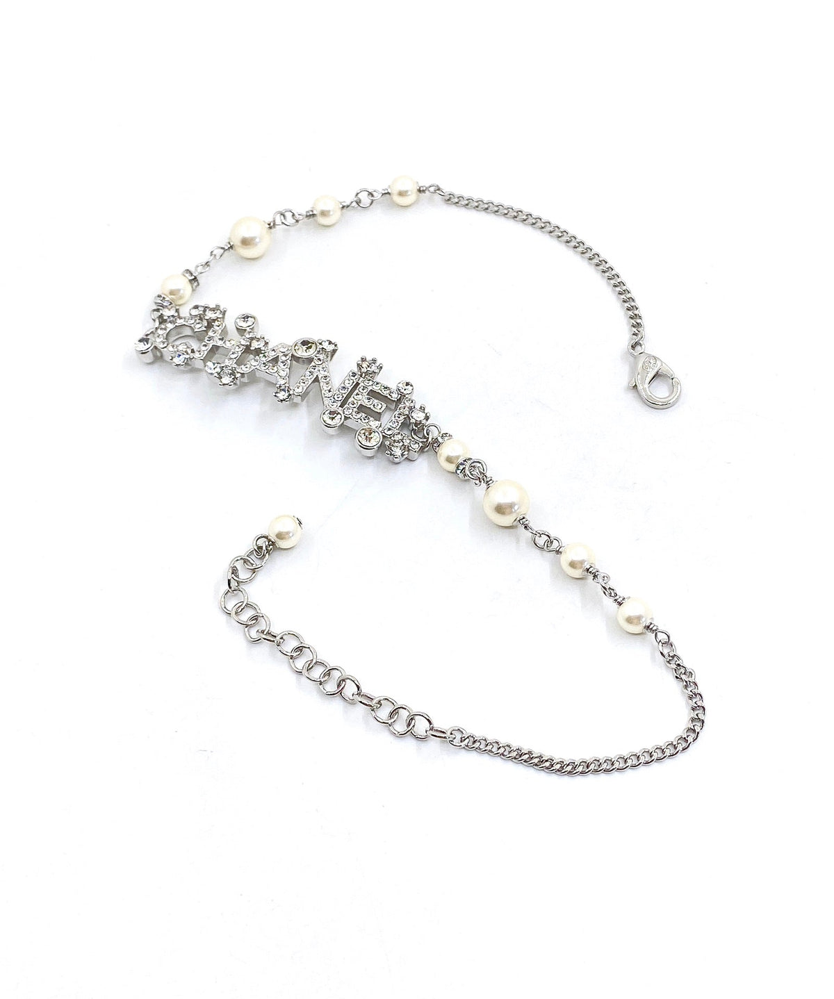 18K  Chanel Crystals Necklace